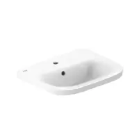 Half-mounted washbasin 0462-WT-0 white