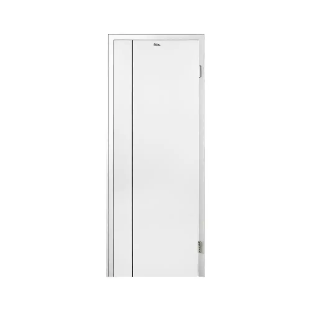 ชุดประตูห้องน้ำพร้อมวงกบ UPVC ไม่เจาะลูกบิด ASARA A811 70x200 ซม. สีขาว-1