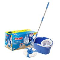 ชุดอุปกรณ์ถังปั่นพร้อมไม้ม็อบ SWASH HANDY สีฟ้า