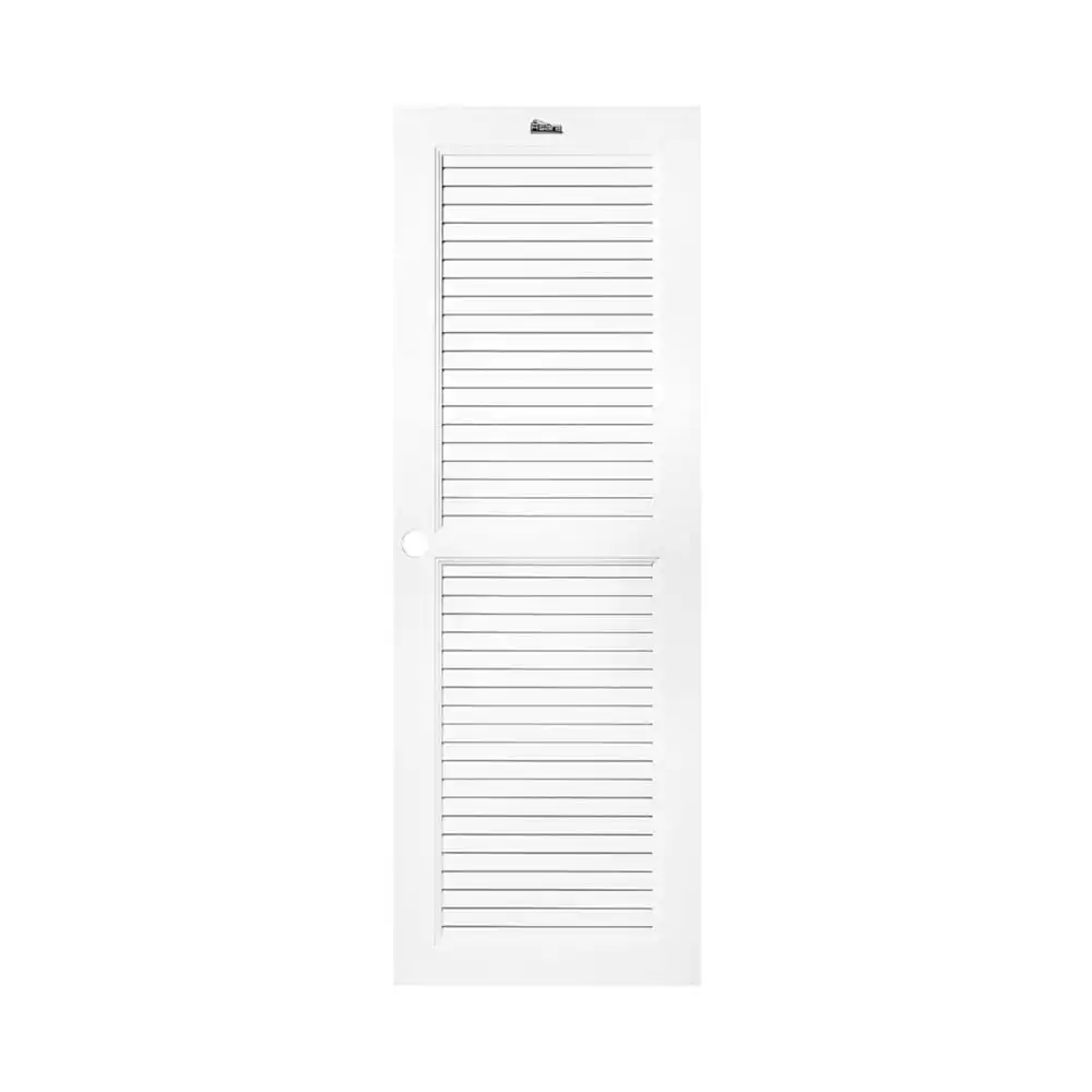ประตูห้องน้ำ UPVC เจาะรูลูกบิด ASARA S937 70x200 ซม. สีขาว-1