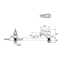 K-29658X-4CD-CP Englefield Basin Faucets Bliss