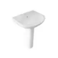 MOYA 840 white floor-standing washbasin