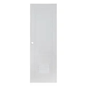 ประตูห้องน้ำ UPVC เจาะลูกบิด MODERNWOOD MLIR025 70x200 ซม. สีขาว-1
