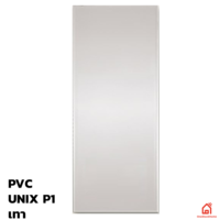 ประตูพีวีซี PVC Unix Extra P1 เทา