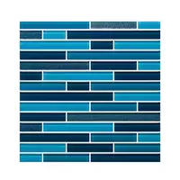 Glascera glass mosaic, Blue Cheese model, size 299x299x6 mm (price per sheet)