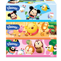 กระดาษเช็ดหน้า KLEENEX TSUM TSUM 135 แผ่น แพ็ค3