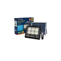 โคมฟลัดไลท์โซลาร์เซลล์ LED 100W DL รุ่น JUMBO 100W/DL สีดำ LAMPTAN