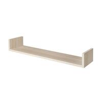 ชั้นติดผนังU SHAPE COZI 80x15x10cmวอลนัท