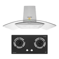 เตาฝัง+เครื่องดูดควัน LUCKY FLAME LGS-962+RG-961S