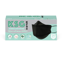 หน้ากากอนามัย 3D KSG KF94 สีดำ 20ชิ้น