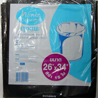 ถุงขยะ บาง ACCO ขนาด 26x34" จำนวน 15ใบ สีดำ