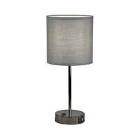 TABLE LAMP MD LT91083 CAR FB/MT GY/BK