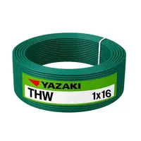 สายไฟ THW 16 ตร.มม. สีเขียว YAZAKI
