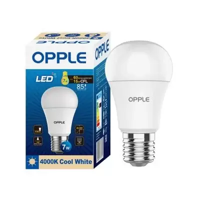 หลอดไฟ LED E27 7W Cool White รุ่น E1A55-E27-7W-CWCTV7-1