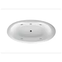 อ่างอาบน้ำอะครีลิคระบบน้ำวน 5 หัวเจ็ต รุ่น เพลสคิวล์ KOHLER K-6047X-K-0