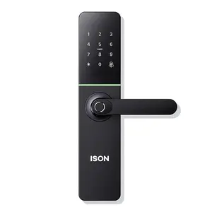 กลอนดิจิตอล ISON H-9991 BL สีดำ-1