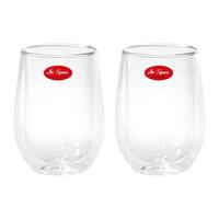 แก้วน้ำ 370ml AIR SPACE DOUBLE WALL แพ็ค 2 ใบ
