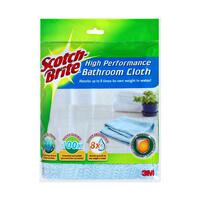 ผ้าไมโครไฟเบอร์เก็บฝุ่นสำหรับห้องน้ำ SCOTCH-BRITE 30x32cm สีฟ้า