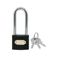 ISEO 50MM SPRINGBK50L BK PADLOCK