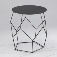 COFFEE TABLE CORTENO 61611 STEEL BLACK