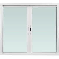 หน้าต่าง UPVC S-S มุ้ง สีขาว AZLE 240x110CM