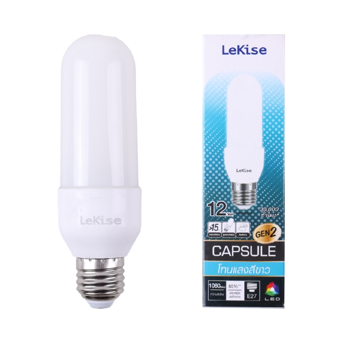 12 Watt LED Bulb, Capsule Gen 2 (Day Light) LEKISE-1