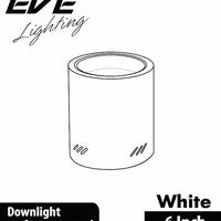 ดาวน์ไลท์ EVE EL-06001 545441 6 นิ้ว สีขาว