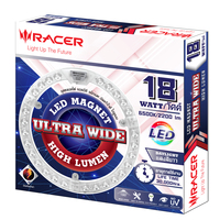 หลอดไฟ LED 18W เดย์ไลท์ RACER MAGNET ULTRA WIDE HIGH LUMEN