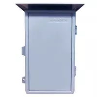 ตู้กันน้ำมีหลังคา8x13 เทาฝาทึบ EER01 RAC