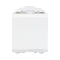 SWITCH 1 WAY 1.5 MODULES LEAF WH PHI