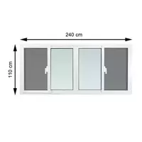 UPVC Sliding Window S-S-S-S WA