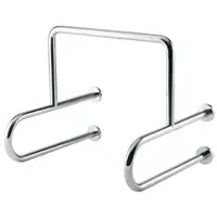 Grab bar for urinal, ⌀32 mm, 590x560 mm, Hair-line finish, American Standard HR-320759-01