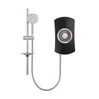 เครื่องทำน้ำอุ่น 4500 W พร้อมฝักบัวสายอ่อน 4 ฟังก์ชั่น รุ่น ออบิส สีดำ K-5627X-BL