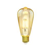 หลอดไฟ LED E27 7W วอร์มไวท์ ST64 LUMAX FILAMENT