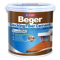 สีรองพื้นไม้ BEGER FIBER CEMENT สีใส 1แกลลอน