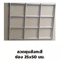 ตะแกรงอาร์ค ลวดชุบสังกะสี 25x50 มม.