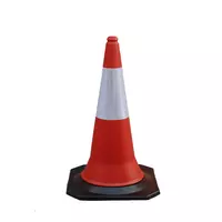 กรวยจราจร PE มีฐานยาง รุ่น CC-A02 (ยกเลิกจำหน่าย)