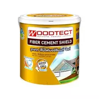 #FM603 สีทาไม้ฝา FIBER CEMENT WOODTECT สีวอลนัท ชนิดเงา 1แกลลอน