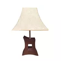 TABLE LAMP CS MT66075-1 CAR FB/WD BR