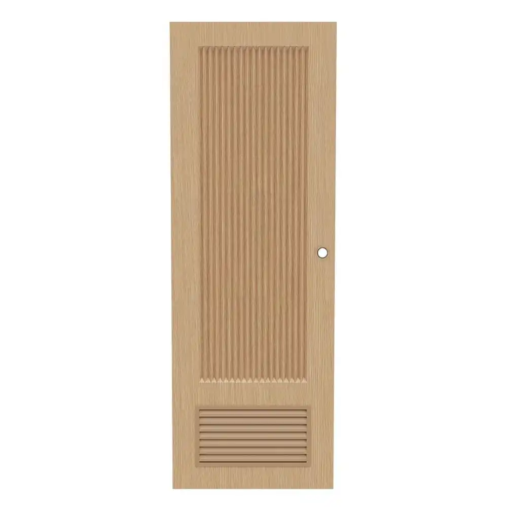ประตูห้องน้ำ UPVC เจาะลูกบิด AZLE PZL05 70x200 ซม. สี NATURAL ASH WOOD-1