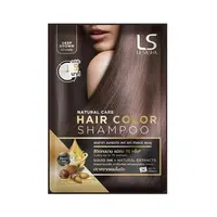 แชมพูเปลี่ยนสีผม LESHASA NATURAL CARE สีน้ำตาลเข้ม