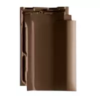 กระเบื้องหลังคา Creaton เครตัน รุ่น Viva Smooth Wave Dark Brown