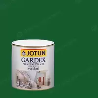 #0257 สีทาไม้ Jotun Gardex Enamel ชนิดกึ่งเงา Oliver Green