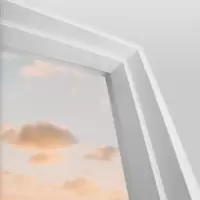 Synthetic Wood Door White