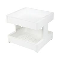 KITCHEN RACK PLASTIC 2TIER 35.5x39.5x33