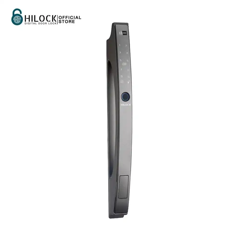 กลอนดิจิตอล HILOCK HL-491S สีเทา/ดำ-1