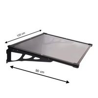 กันสาดโพลีคาร์บอเนต ขาอะลูมิเนียม SUNSHIELD MAX-SE...