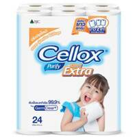 กระดาษชำระ CELLOX DOUBLE ROLL แพ็ค24