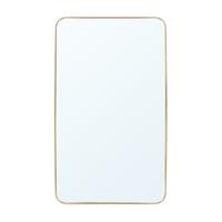 กระจกเงาตกแต่ง MOYA AL058-SQ 60X90 ซม. สีทอง
