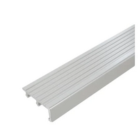 Aluminum stair nose, shiny silver, 50MM 2M TARA
